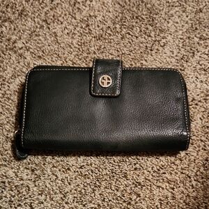 Giani Bernini Black Leather Wallet